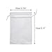 G2PLUS 100PCS White Organza Bags, 4x6 in Sheer Mesh Drawstring Gift Bags, Jewelry Pouches Candy Bag for Christmas, Wedding Favors