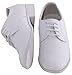 Tuxgear Boys White Shoes Lace Up with Round Toe, Little Kid 2, (Little Kid 2)