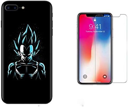 Dragon Ball Z Super iPhone X 6S/6+/7/7+/8/8+ TPU Case + Free Glass Screen Protector | SOMONBOZE | Vegeta in Namek