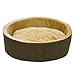 K&H Pet Products Thermo-Kitty Bed Heated Cat Bed Small 16 Inches Mocha/Tan