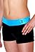 TumbleWear Big Girl's Aqua/Black Hipster Shorts 10-12