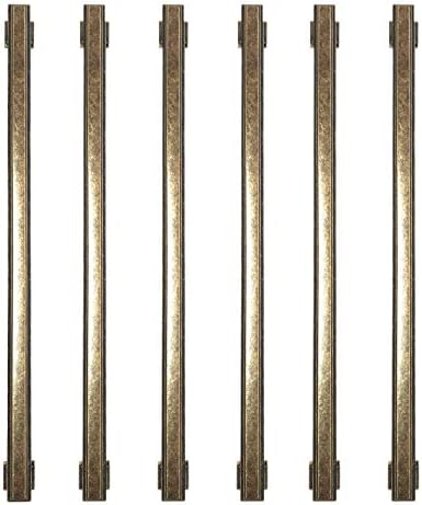 Art Deco Kitchen Cabinet Cupboard Handles (Sets of 6), Boss Bar Bow Deep Antique Brass Finish. for Kitchens wardrobes - Image 4