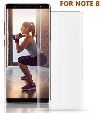 Woitech Samsung Note8 Tempered Glass Screen Protector, Full Coverage Case Friendly Anti-Bubble Screen Cover Film for Galaxy Note8”