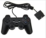 PS2 Wired Game Controller for Sony Playstation 2 Black