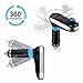 NorSway FM Transmitter Bluetooth Wireless Car Hands Free Car Kit Radio Adapter Support SD Card or USB Music Playing with Dual USB Car Charger for Iphone and Android Silver