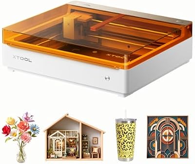 M2 10W Laser Graviermaschine mit Dual-Kamera, Klasse 1 Sicherheits Lasergravur, Laser Cutter für Home DIY Basteln auf Holz, Leder, Filz, Stoff & Papier