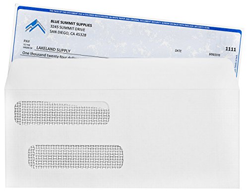 1 Self+Double+Window+Security+Envelopes