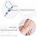 Yean Boho Turquoise Bracelet Flower Hand Harness Bangle Finger Rings for Women Girl Lady Gift