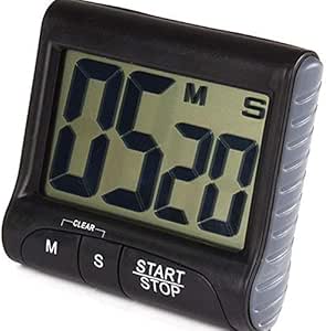 Reloj de cocina digital con pantalla LCD, temporizador electrónico
