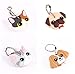 Super Funky Dog and Cat Key Key Identifier Key Covers, 4 Pack, Assorted in Color and