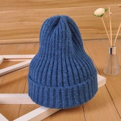 Amazon Co Jp Mjzjp 女性ソリッドcolorfor秋冬ニットファッション帽子17 カジュアルキャップ良質圧着女性ハット Color 8navy Blue ホーム キッチン