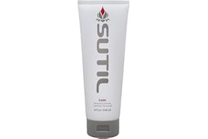 Sutil Lube - Luxe Water-Based Personal Lubricant, 240 ml, Glycerin Free, Paraben Free, and Non-Sticky, Made in Canada