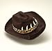Forum Novelties Mens Cowboy with Teeth Hat, Multicolor