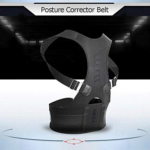 HeroStore 1pc Magnetic Therapy Posture Corrector Brace Shoulder Back Support Belt for Men Women Braces & Supports Belt Shoulder Posture - Thumbnail 3