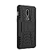 Oneplus 6 Case,Osophter Dual Layer Shock-Absorption Armor Cover Full-body Protective Case with Kickstand for Oneplus 6 A6003 (Black)