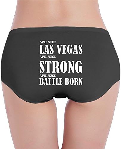 Tchol Underwear We Are Las Vegas We Are Strong We Are Battle Born Women Low Waist Underwear Boxer Briefs