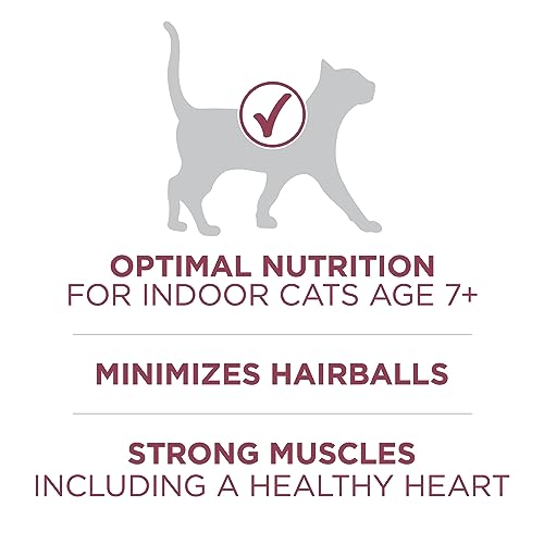 Purina ONE +Plus Senior Dry Cat Food, Chicken - 1.8 kg Bag