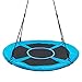 Homde Flying Saucer Swing 40 Inch 660lb Anti-Fade Tree Swing Set Outdoor Indoor Swings with Adjustable Straps for Kids, Men, Women and Teens (40 Inch Upgrade Version) (Blue)
