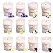 Scented Candles Gift Set, Ahyiyou 12 x 2.5 Oz Portable Glass Natural Soy Wax Candles, Strongly Fragrance Essential Oils Aromatherapy Candles for Stress Relief Home Decorationthumb 1