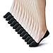 David Archy Men's 12 Pack Cotton No Show Loafer Socks Low Cut Boat Liner Anti Slip Heel