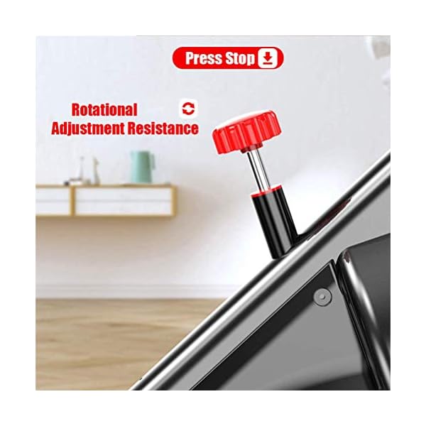 Fnova Exercise Bike Indoor Cycling for Home/Gym Use with Heart Rate Monitor, LCD Display, Pulse Sensors, Super Mute, UK…