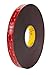 3M 1/2-5-5952 VHB Heavy Duty Mounting Tape 5952, 0.5 Inch Width x 5yd Length (1 Roll),Black primary