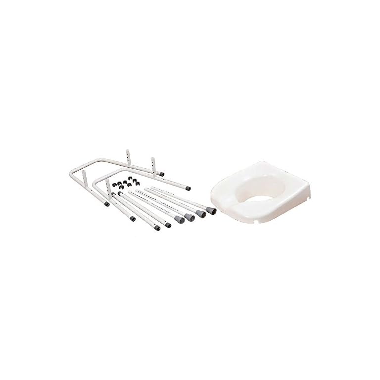 NRS Healthcare M66613 Mowbray Toilet Seat and Frame Lite Width Adjustable Flat Pack NRS Healthcare M66613 Mowbray Toilet Seat and Frame Lite Width Adjustable Flat Pack