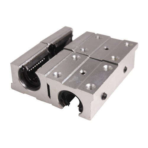 Vktech 4 Pcs Aluminum Open Linear Router Motion Bearing Solide Block (SBR16UU 16mm