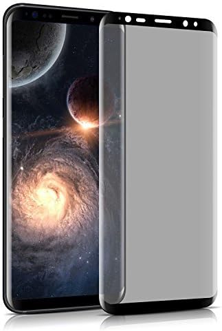 King gang Galaxy S9 Plus Screen protector, Privacy Anti-Spy [Case Friendly] [ Full Coverage ] [ 3D Touch Compatible ] Premium Tempered Glass Screen Protector For Samsung Galaxy S9 Plus (BLACK)
