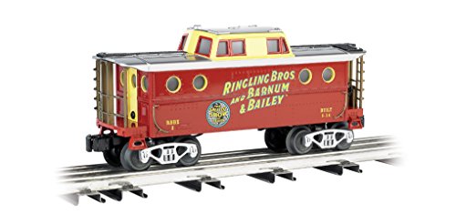 Bachmann Industries Ringling Bros. and Barnum & Bailey N5C Porthole Caboose 2 O Scale Train