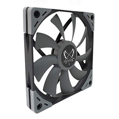 Scythe Kaze Flex 120mm Slim Fan, PWM 300-1200RPM, Quiet Case/CPU Cooler Fan, Single Pack - Thumbnail 7