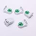 STONCEL 5 Pcs T5 Lamp Holder Tube Mount Socket Bi-Pin Base White, Green Plastic, Ceramic Material 54 Watts 2.5E+2 Volts AC 100-250V