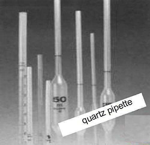 10ml  Scientific Quartz Pipette Transfer Pipettes with graduation 3 count