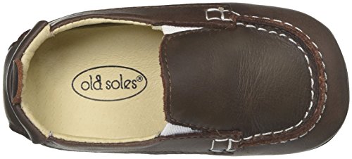 Old Soles Unisex Baby Boat Shoe Slip On (Infant/Toddler), Distressed Brown, 17 EU(1.5 M US Infant)