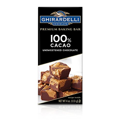 Ghirardelli 100% Cacao Unsweetened Chocolate Bar - 4 oz