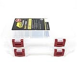 Stowaway Tackle Or Craft Organizer in a 2-Pack Storage Box with Dividers by Plano Molding