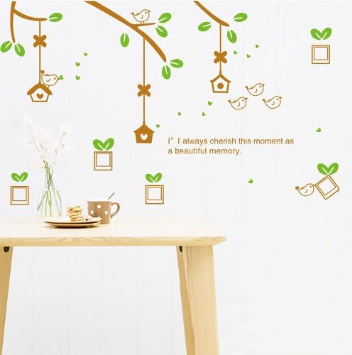 Newdecor Home Decor Vinyl Wall Sticker Kids Room classroom Decal Art Mural Wallpaper Photo Frame Tree