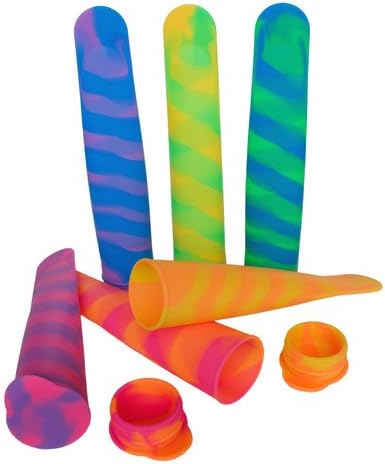 Silicone Popsicle Molds & Snack Holder. Ice Pop Maker Forget About Leaks & Messy Bags! They Fit in Lunchboxes, Gym Bags. As a Snack Holder Take Your Snacks Everywhere You Go & As an Ice Mold Refresh Your Kids with a Yummy Popsicle. Fun (Set of 6) Popasnack