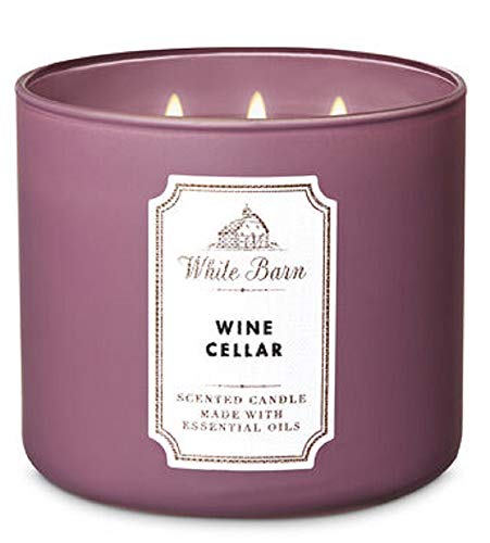 White Barn Bath and Body Works 3 Wick Scented Candle Wine Cellar 14.5 Ounce