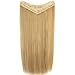 22″-26″ V Part Clip in Hair Extensions 3/4 Full Thick Curly Wavy Straight Clip on Synthetic Hair Extension Hairpiecesthumb 4