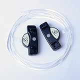 Flammi 1 Pair of LED Shoelaces Light Up Shoe Laces with 3 Light Modes Flash Lighting the Night for Party Hip-hop Dancing (Blue Light)