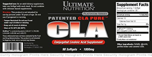 Ultimate Nutrition - CLA PURE (90 Gels/1000mg)