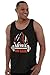 Brisco Brands Pain No Gain Super Saiyan Dragon Ball Z Goku Workout Tank Top Shirt, Black, Medium