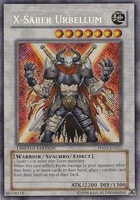 Yu-Gi-Oh! - X-Saber Urbellum (HA01-EN025) - Hidden Arsenal - Unlimited Edition - Secret Rare