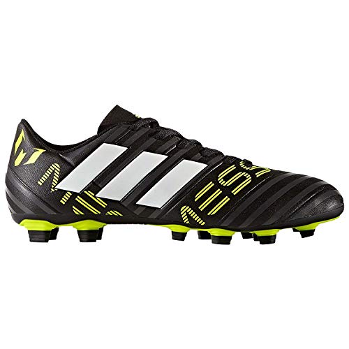 adidas Nemziz Messi 17.4 Black/White/Yellow Soccer Shoes 9.5