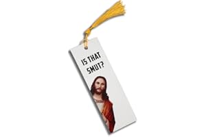 PATCHUPS Peeking Jesus is That Smut? Bookmark (Thick 1 Piece Gold)