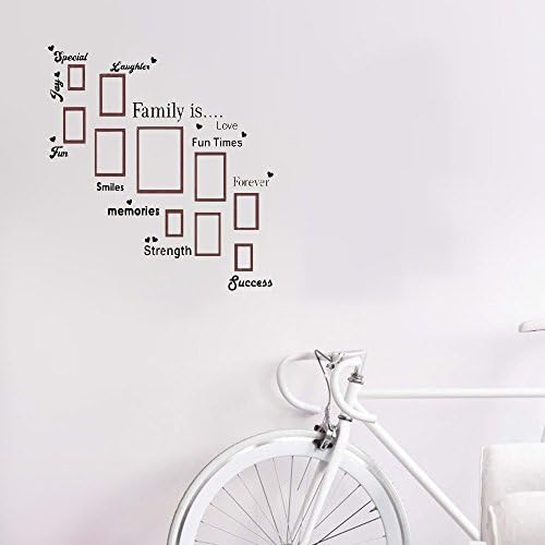iumkl Vinyl Removable Wall Stickers Mural Decal Art Family Decals Family Quotes With Photoframe