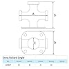 Mizugiwa-Marine-Single-Cross-Bollard-Stainless-Steel-Boat-Yacht-Heavy-Duty-Cleat