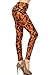 INACTIVE S119-PLUS Spring Leafs Print Fashion Leggings