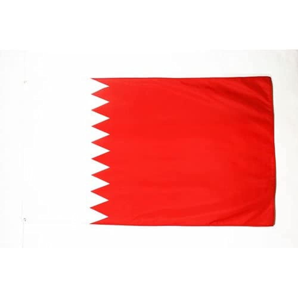 AZ FLAG - Bahrain Flag - Large 5x8 Ft - 100D Polyester Bahrain Big Banner with Two Metal Grommets - Fade Resistant - Vivid Colors - 5' x 8' Feet - 250x150 Cm